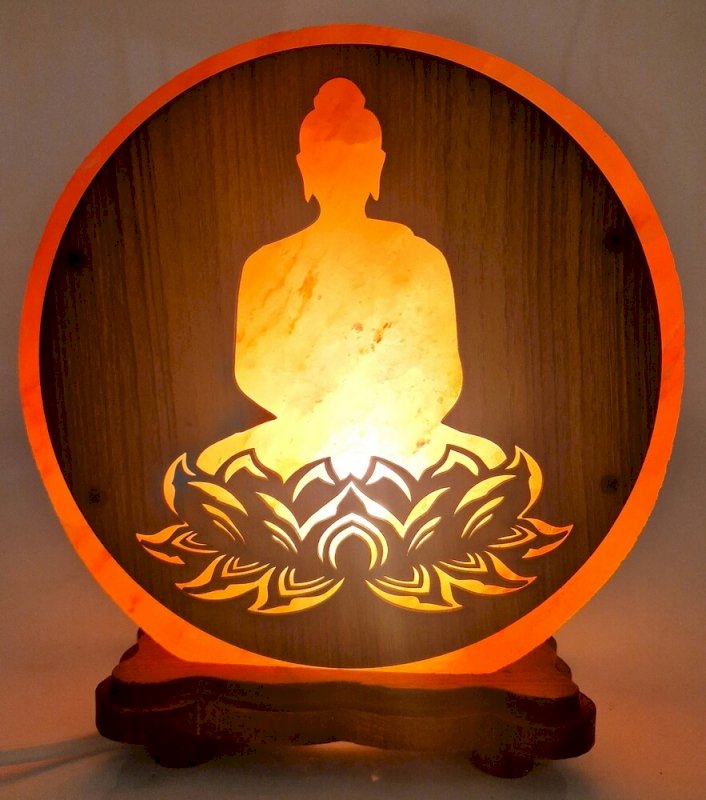 Lampe de Sel Bouddha Lotus 5kg